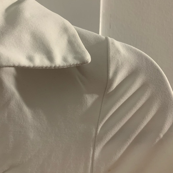 ARITZIA CONTOUR POLO TEE - WHITE 🤍 - Picture 8 of 9